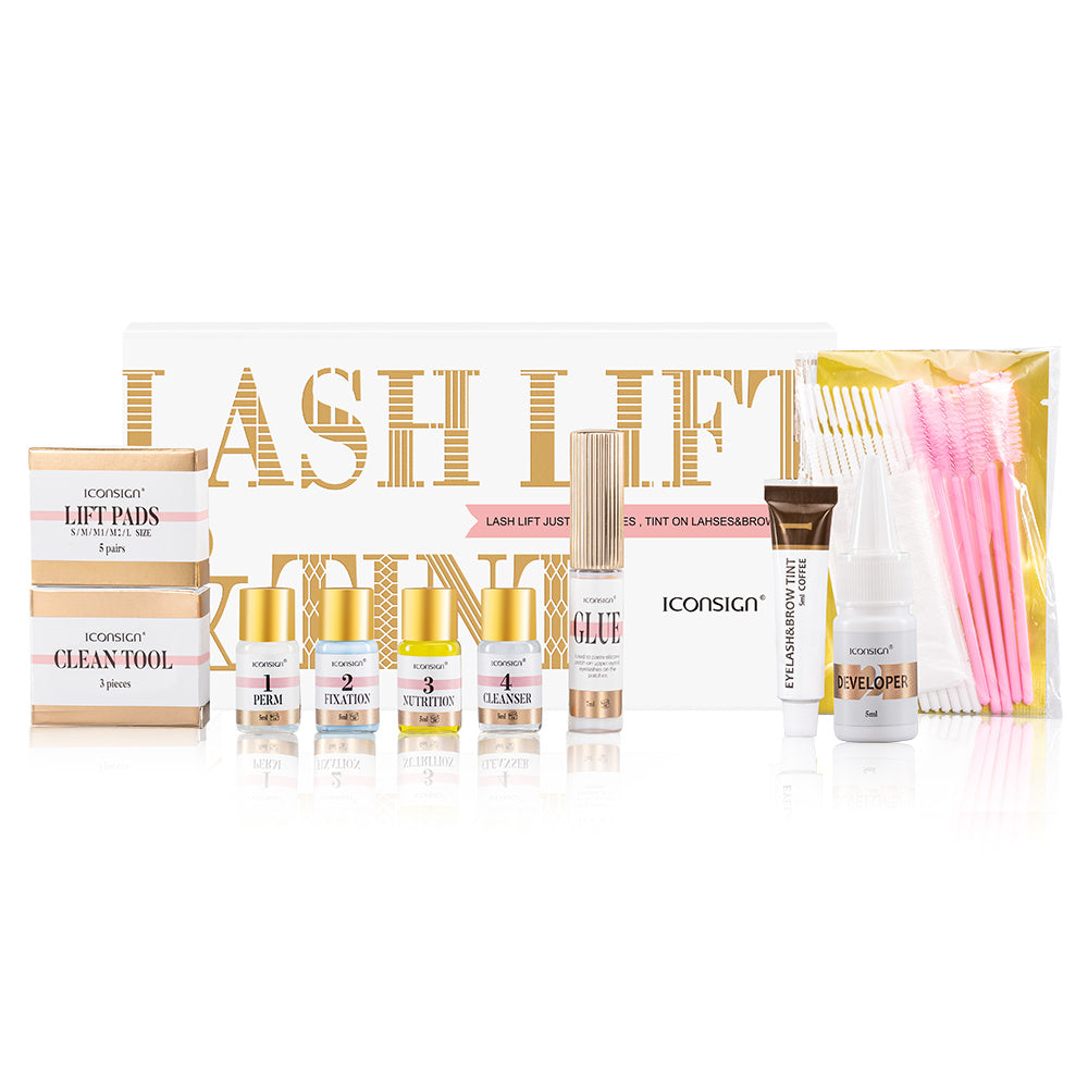 Kit 2-en-1 Rehaussement & Teinture ICONSIGN – Cils & Sourcils Sublimés