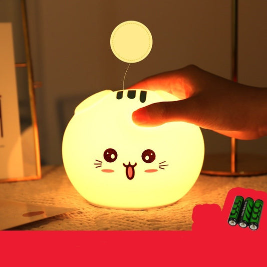 Veilleuse LED Chat en Silicone ✨  Lumière Douce & Design Pliable 🐱