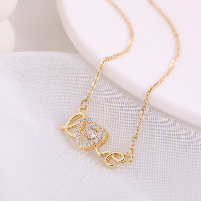 Collier Clavicule en Acier Titane – Cadeau Élégant pour la Saint-Valentin 💖