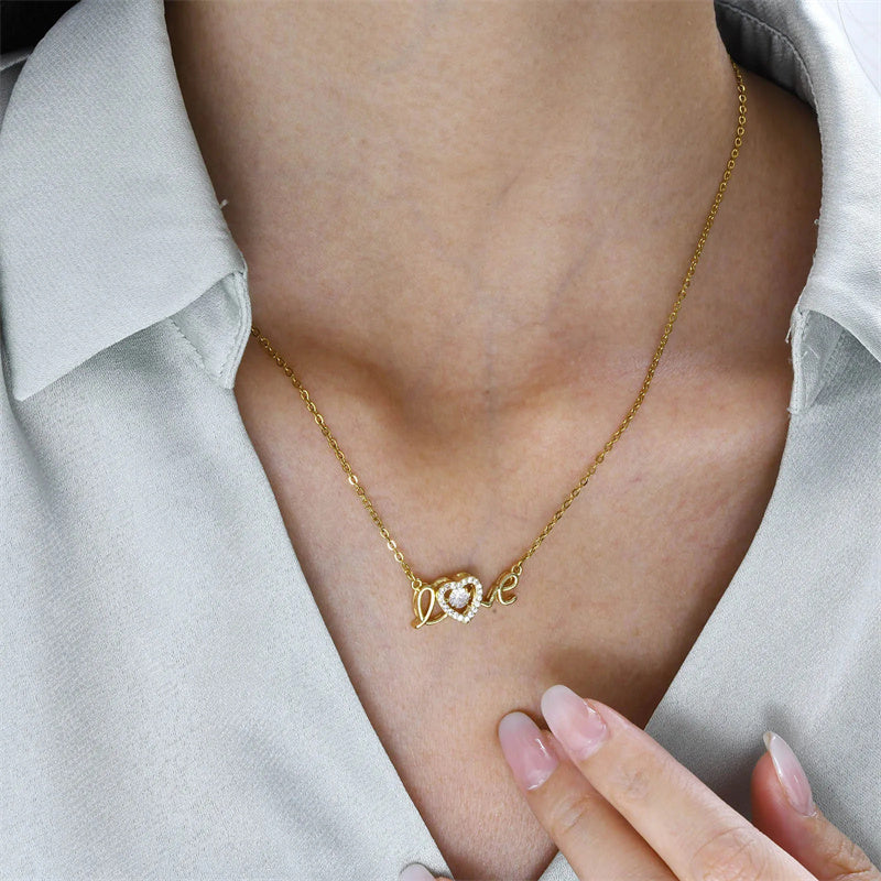 Collier Clavicule en Acier Titane – Cadeau Élégant pour la Saint-Valentin 💖