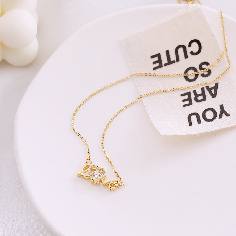 Collier Clavicule en Acier Titane – Cadeau Élégant pour la Saint-Valentin 💖