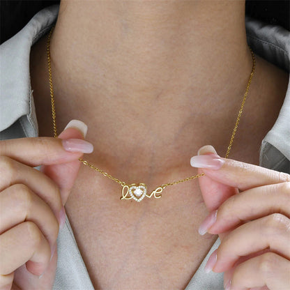 Collier Clavicule en Acier Titane – Cadeau Élégant pour la Saint-Valentin 💖