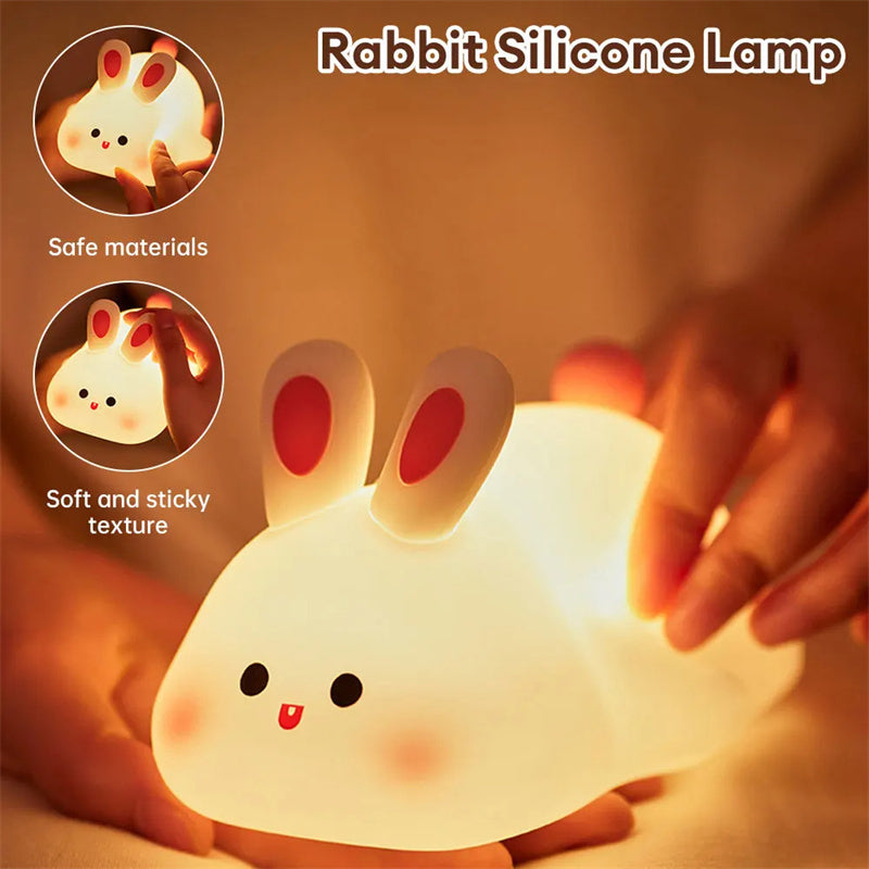 Veilleuse LED Lapin ✨ Lumière Douce & Design Adorable 🐰