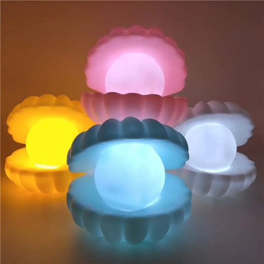 Lampe Coquillage LED ✨ Veilleuse Perle Lumineuse & Ambiance Féérique