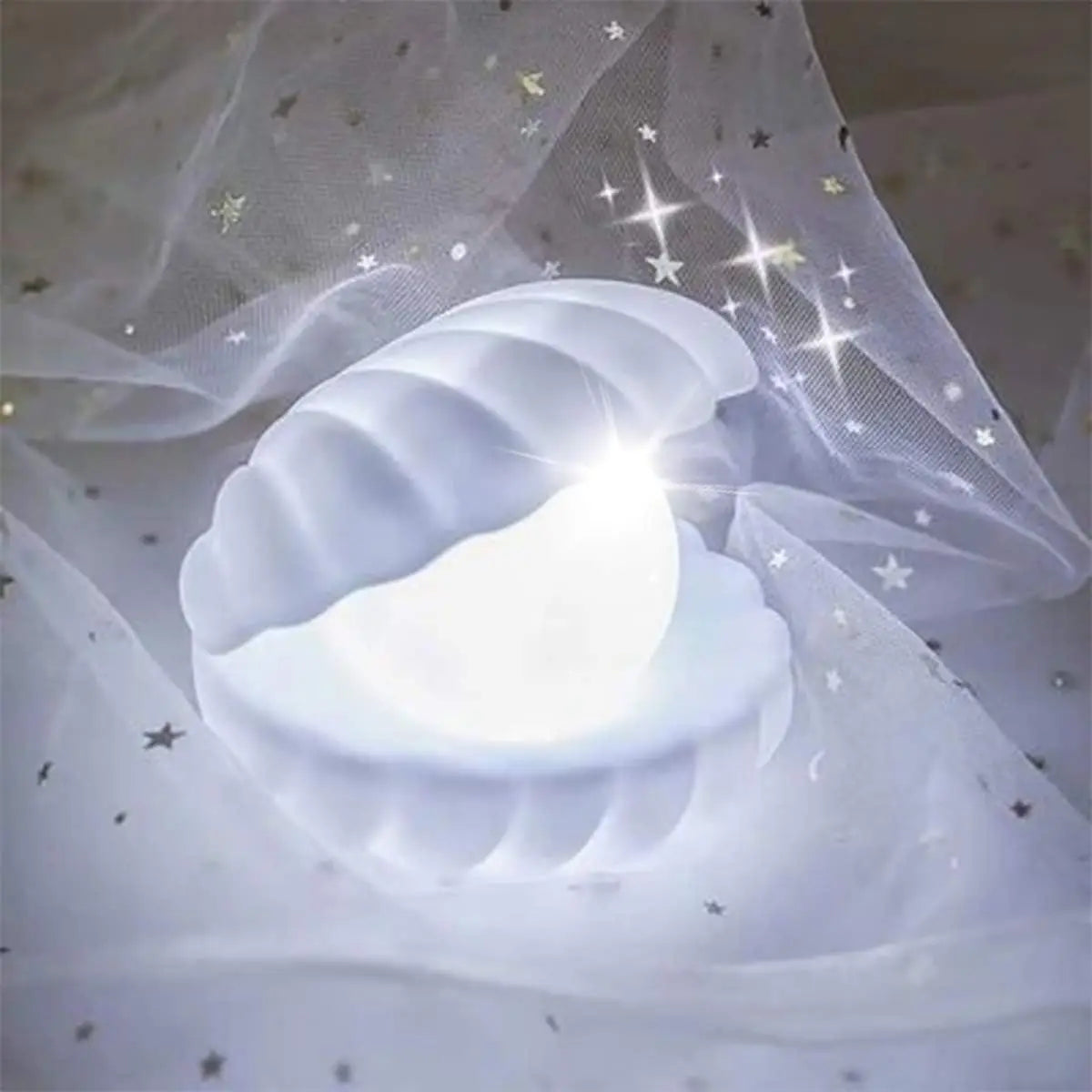 Lampe Coquillage LED ✨ Veilleuse Perle Lumineuse & Ambiance Féérique