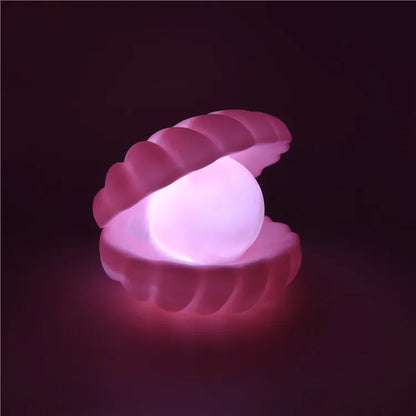 Lampe Coquillage LED ✨ Veilleuse Perle Lumineuse & Ambiance Féérique