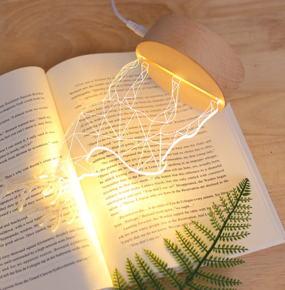 Lampe Veilleuse 3D Élégante – Lumière Douce et Design Moderne pour Décoration d'Intérieur